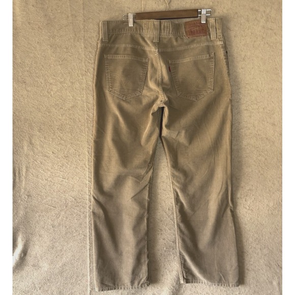Levis 549 Low Loose Corduroy Pants Mens 36x29 Tan Brown - SIZE‎ NOTE - Picture 2 of 9